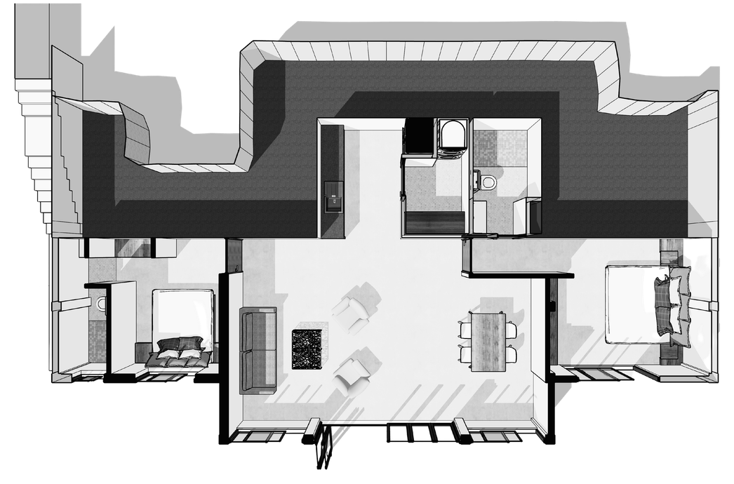 Yuma 26 floor plan, level 1